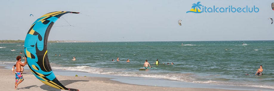 Playa El Yaque kitesurf